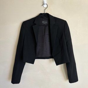 Aritzia Ten by Babaton Cropped Black Blazer SZ XXS